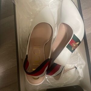 Gucci off white heels